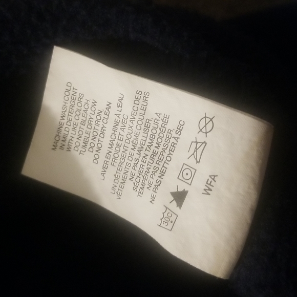 Columbia Blue Fleece Quarter Zip Pullover Sweater Warm Unisex Size Large - Picture 6 of 6